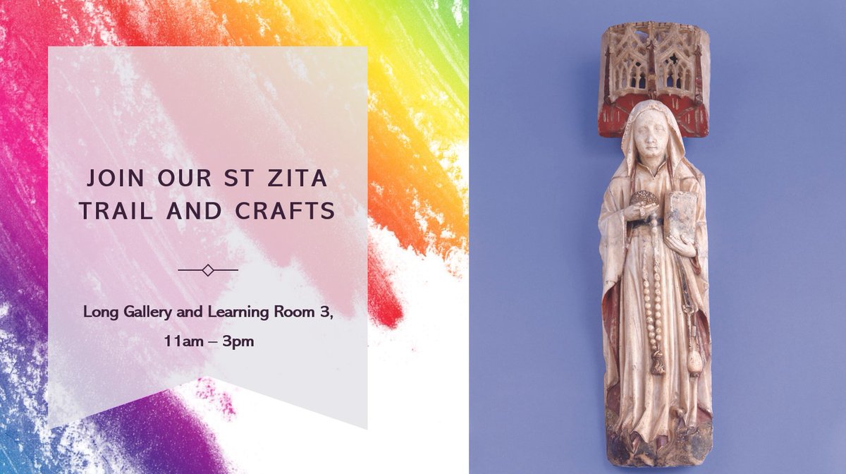 As part of the #BeingHumanFestival, in partnership with the #UniversityofNottingham, we invite you to participate in our Saint Zita Trail and Crafts! Date: Saturday 12th November 2023 Time: 11 am - 3 pm Where: Art Gallery and Learning Room 3 More info: nottinghamcastle.org.uk/saint-zita-tra…