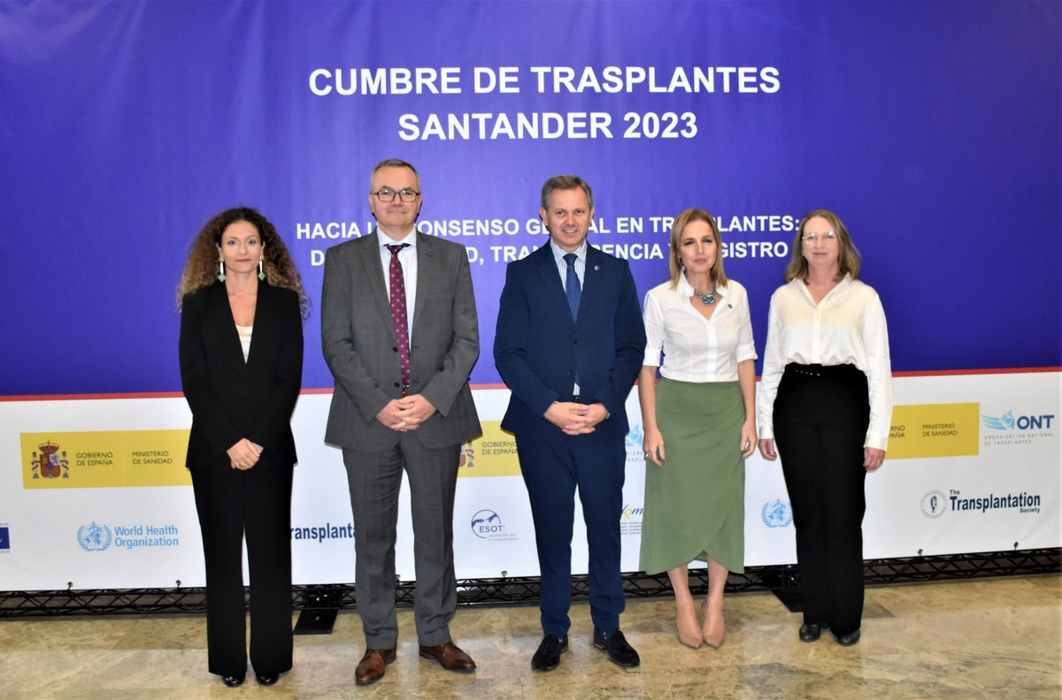 Ministerio de Sanidad (@sanidadgob) on Twitter photo 🔹El ministro de Sanidad en funciones, <a href="/jose_minones/">Jose Miñones</a>, ha intervenido hoy en el acto de clausura de la Reunión de Alto Nivel @eu2023es ‘Hacia un consenso global en trasplantes: disponibilidad, transparencia y registro’ que se ha celebrado hoy en Santander
#TransplantSummit23 🔹El ministro de Sanidad en funciones, <a href="/jose_minones/">Jose Miñones</a>, ha intervenido hoy en el acto de clausura de la Reunión de Alto Nivel @eu2023es ‘Hacia un consenso global en trasplantes: disponibilidad, transparencia y registro’ que se ha celebrado hoy en Santander
#TransplantSummit23