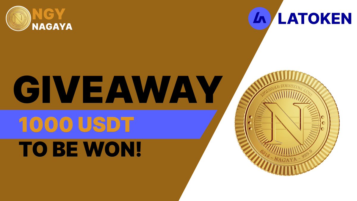🏆 $1000 NAGAYA (NGY) IEO GIVEAWAY on LATOKEN

🔥 80 Winners.
✅ Complete all tasks and qualify for the Airdrop.
📲 Share with 5 Friends and Follow.
⏰ November 10, 2023 - November 17, 2023.

👉 JOIN GIVEAWAY (go.latoken.com/2c6n/f23d)