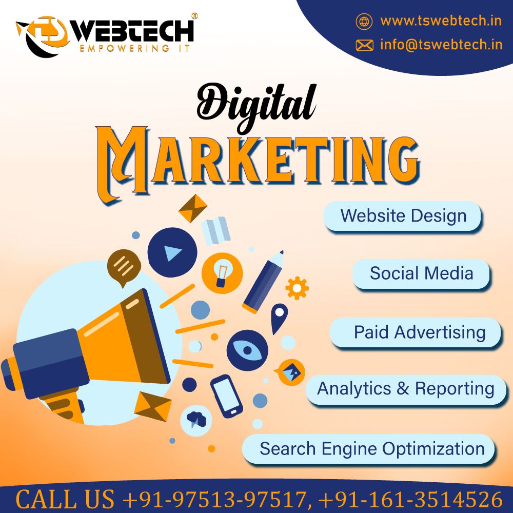 ts_webtech's tweet image. Looking for a digital marketing partner who can help you grow your online business? Look no further!

We&apos;re the digital marketing agency that can help you achieve your online business goals.

Reach us at +91-97513-97517 or +91-161-3514526
.
#tswebtech #Marketing #Marketing