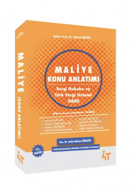 Maliye konu anlatımı kitabımızın güncel 13. Baskısı okuyucusuna sunuldu. Faydalı olması dileğiyle…