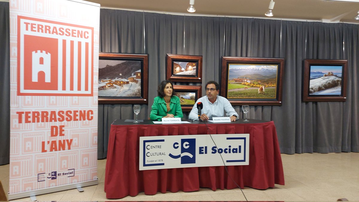 Finalitza la roda de premsa on el Centre Cultural El Social fa públics els noms de les noves terrassenques i Terrassenc de l'Any. Enhorabona: Mercè Paloma <a href="/merce_paloma/">Mercè Paloma</a>, Rosa Maria Ribera <a href="/Rosa_Ribera_trs/">rosa ribera mitjavila</a> i Ramon Pons! #ccelsocial #terrassencdelany2023