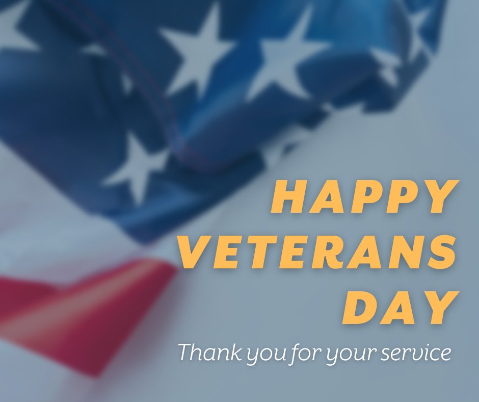 Happy Veterans Day to all those who have served. Your bravery, resilience, and honor make a difference that will be remembered for generations to come.

#veteransday