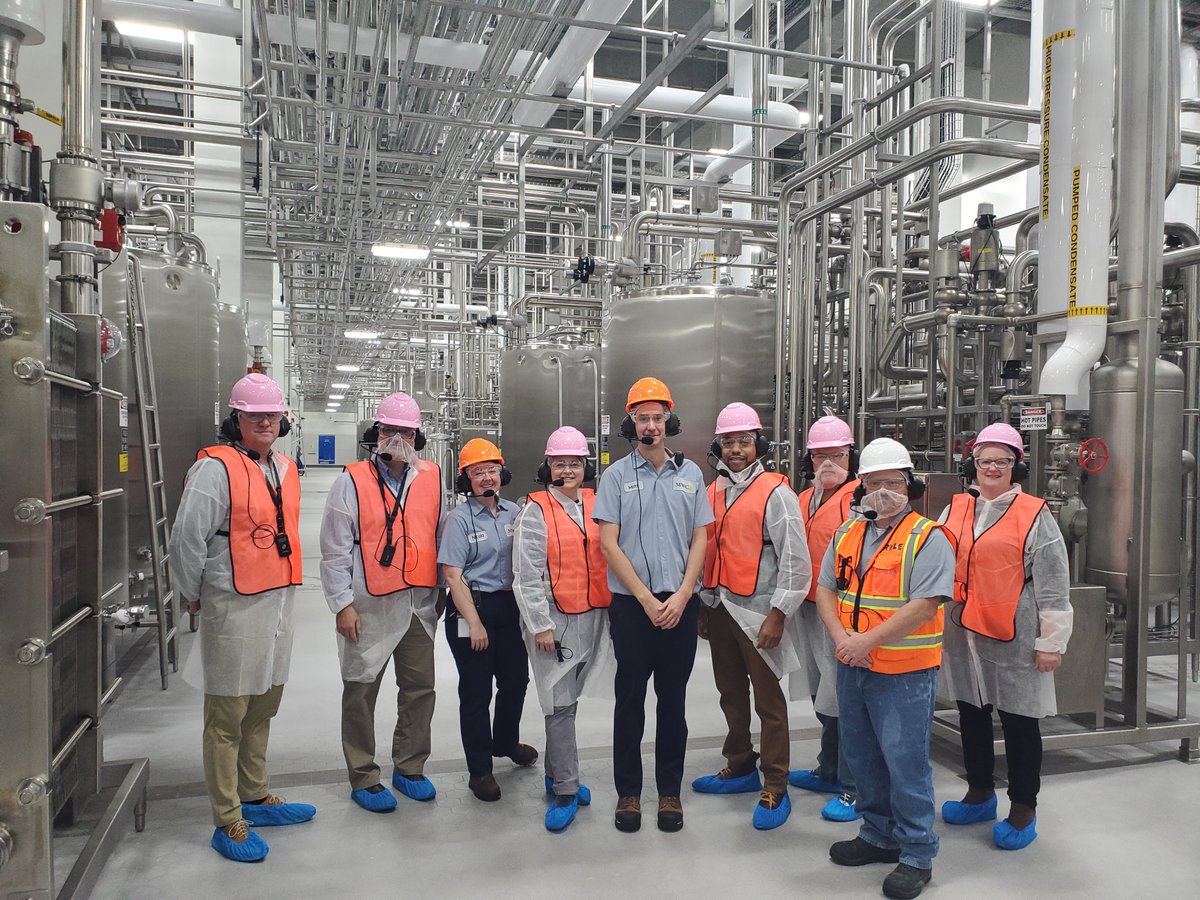 MSUExtension's tweet photo. Leaders from Michigan State University College of Agriculture and Natural Resources, AgBioResearch and MSU Extension toured MWC, LLC, to learn more about how the company, its investors and MSU can work together to grow #Michigan’s dairy business. #dairy #Michigan #Extension #CANR https://t.co/1vhhw76rG2
