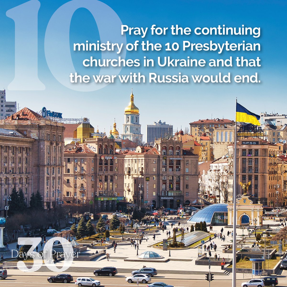 mtwglobal's tweet image. Day 10: Pray for the continuing ministry of 10 Presbyterian churches in Ukraine. Pray for the war with Russia to end.
#30dop #30daysofprayer #prayerworks #prayformissions #missionsprayers #reformedmissionsservices #churchplanting #prayforukraine