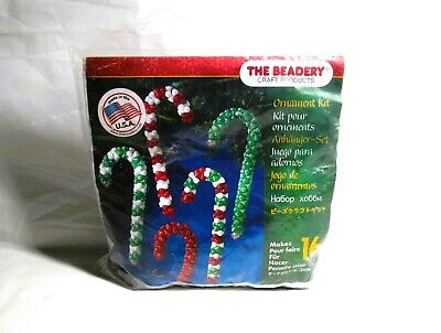 NEW ~ The Beadery Holiday Ornament Kit Candy Canes ebay.com/itm/2664353999… Makes 16 Christmas ornaments. #holidaydecorating #handmadegifts #Christmascrafts CG Eclectics #eBay