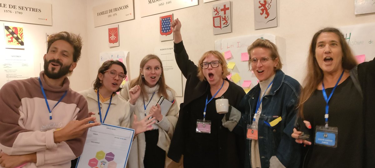 Juste avant le bingo, les post it... Les pitches ... Le bingo !!! #museomix #MuséeCastrumVetus #ChateauneufLesMartigues