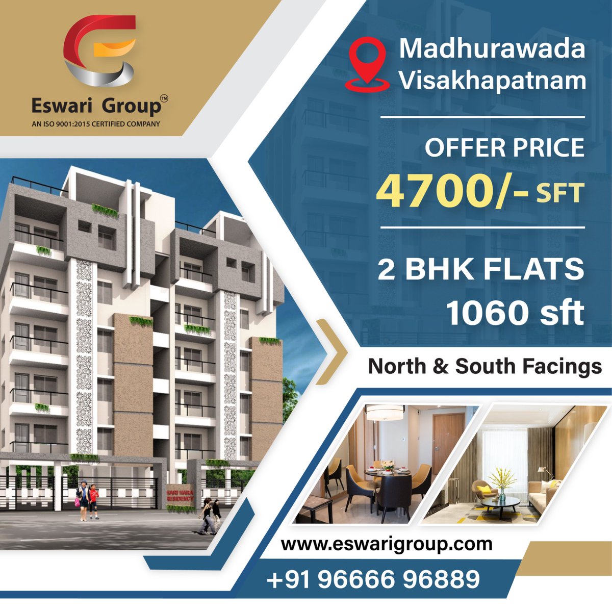 eswari_group's tweet photo. #ESWARIGROUP #property on your own! We have #bestproperty which suits your needs. And definitely You will say that you found an #investment that suits youbest. Call us for more #homedeals and details
Phone:9666696889
Website:https://t.co/l5MHttkCot
#2BHKFlatsforsaleinmadhurawada https://t.co/KMAEavPk0D