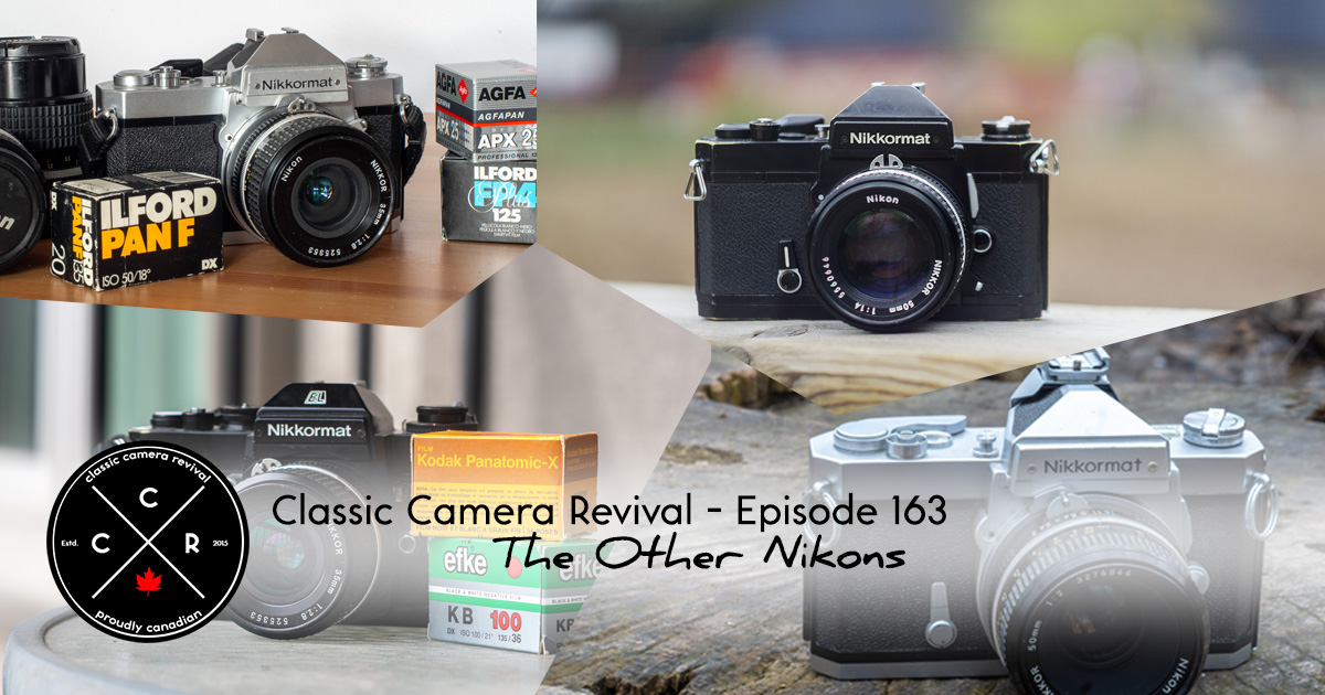 The latest episode of CCR is live! Join Bill and Alex as they nerd out over the amazing prosumer SLRs from the 1960s and 1970s, the Nikkormat/Nikomat line! alexluyckx.com/blog/2023/11/1… #nikon #nikkormat #classiccamerarevival #podcast #filmphotography #believeinfilm #shootfilmbenice