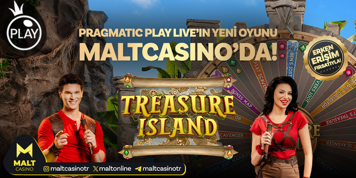 maltonline's tweet photo. 🎃 Pragmatic Play Live'ın Yeni Oyunu Treasura Island ile Tanışın!

💰 Erken erişim fırsatıyla şimdi MaltCasino'da!

✅ Hemen Oyna https://t.co/o9vVuhcNNL https://t.co/LYjtfonzio