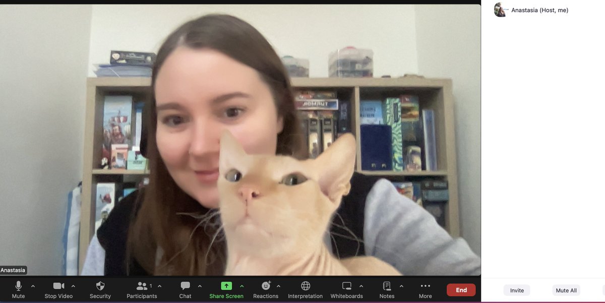 Collecting data from home has its benefits, my research assistant can be present as well.