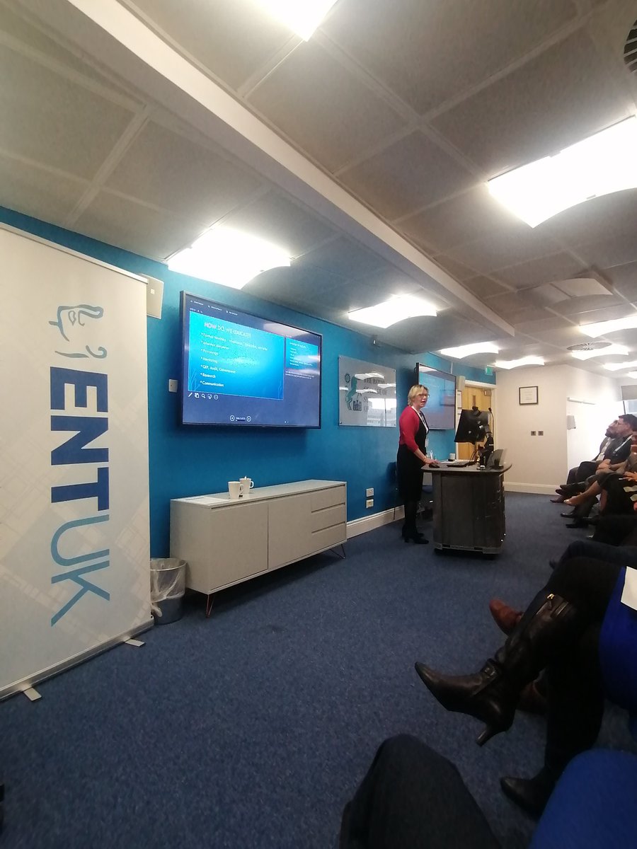 President elect of <a href="/ENT_UK/">ENT UK</a> Miss Helen Cocks giving a brilliant talk on How to Educate with insights into mentorship, leadership and supervision. <a href="/ycohns_entuk/">YCOHNS</a>