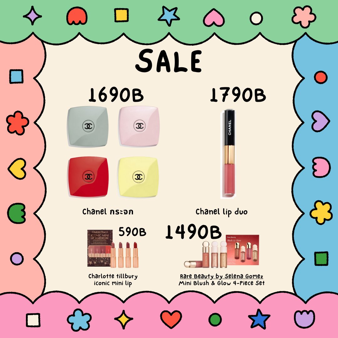 11.11 👑 SALE ลดแบบจุกๆจัดหนักเลยค่าาา 

🔥RETWEET สุ่มเเจก 100.- 3 รางวัล🔥

ส่วนลด on-top🌷
✅ซื้อครบ 1000 ลด 100
✅ซื้อครบ 2000 ลด 200
✅ซื้อครบ 3000 ลด 300

♡ รวมสินค้าใต้เธรด มีเยอะกว่าในรูปค่ะ สั่งซื้อทัก DM ✨