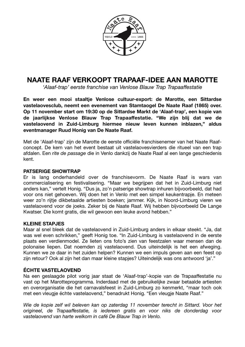 De Naate Raaf (@naateraaf) on Twitter photo 