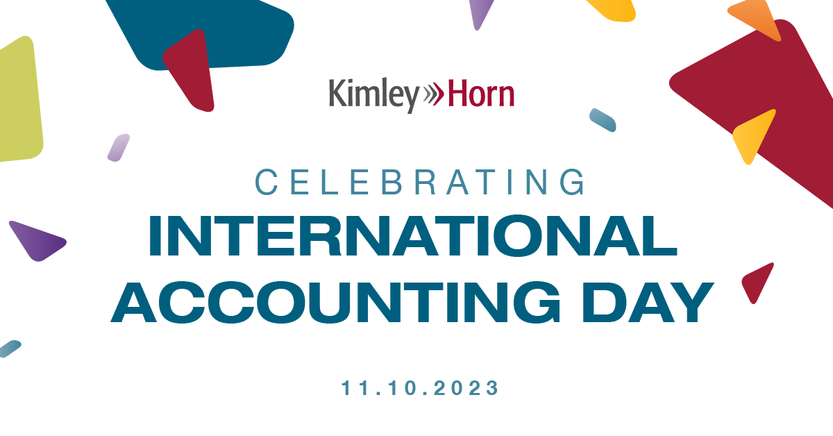 Thank you to all the talented accountants who play a vital role in driving business success through your expertise, precision, and strategic insights.

#InternationalAccountingDay #AccountingProfessionals #KimleyHorn
