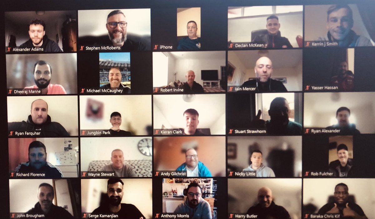 ch4lkster's tweet photo. Well done to all the coaches starting their @ScottishFA UEFA C Licence journey today. Lots of amazing input from everyone.
Thanks to co-pilot @CoachSlates and to those joining us from around the 🌎 
🏴󠁧󠁢󠁳󠁣󠁴󠁿🇺🇸 🏴󠁧󠁢󠁥󠁮󠁧󠁿 🇮🇳 🇿🇦 🇹🇷 🇴🇲 🇫🇷 🇨🇦 🇪🇬 ⚽️ https://t.co/EQrIGrXw7i
