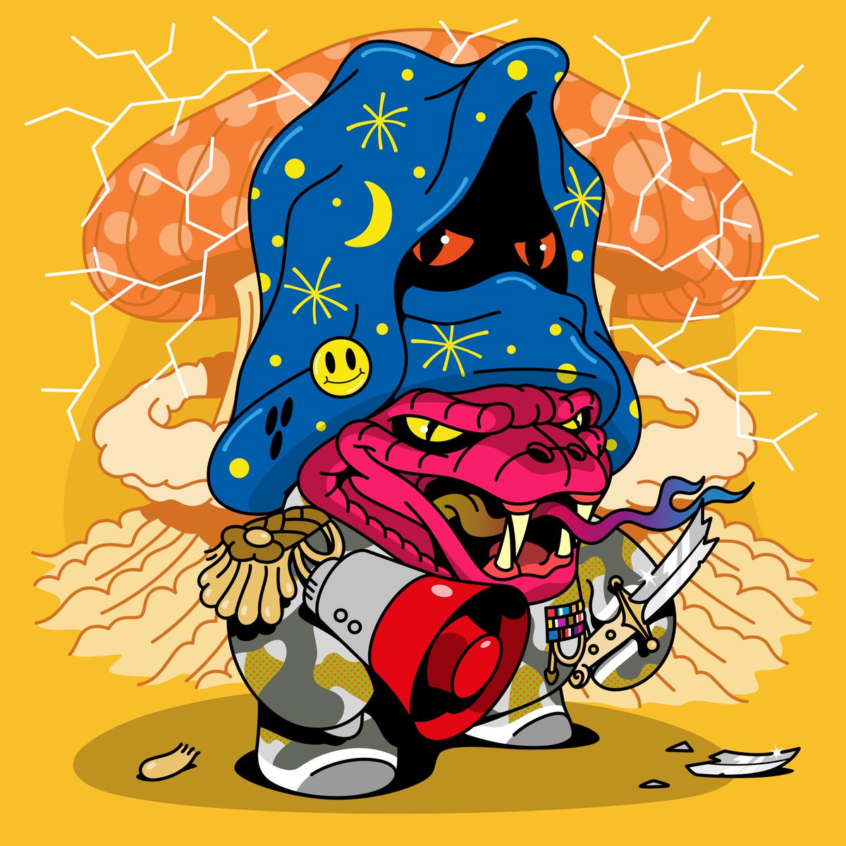 A more recent amazing addition to the <a href="/TeddyTroops/">Teddy Troops</a> collection by legendary street artist <a href="/FlyingFortress_/">Flying Förtress</a>