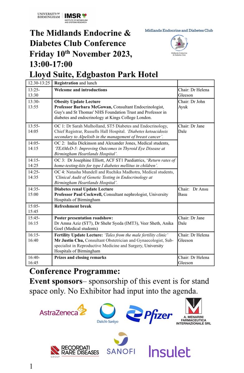 Last appearance as Dr Mulholland and it went with a bang, winning the MEDC presentation prize! #MEDCAutumn2023