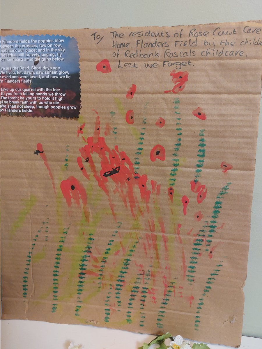 Allison19716's tweet photo. A gift for our residents @HC_One Rose Court from Cath and the children she looks after. We enjoy seeing them every month. They make our day. @Artsincarehomes @NAPAlivinglife @leabat3 @KarenDavies9040 https://t.co/TpoJOFjs6o