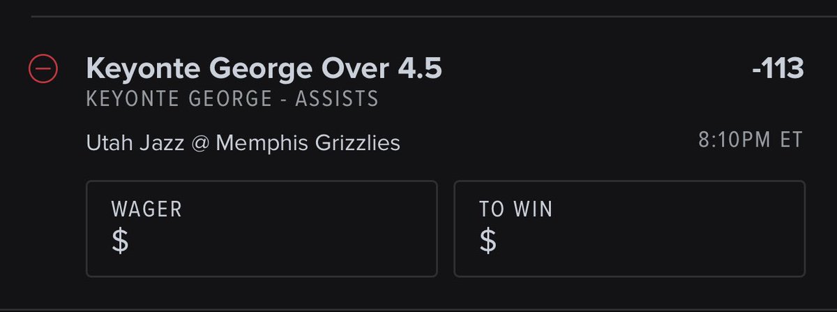 1.5u play Keyonte George

He is now starting at PG and had 9 last game on 10 potential. Memphis gives up the most Assists to PGs and can really be seen in the last couple games.

Kyle Lowery- 9
Michael Brogdon 10 and 11
Luka 12
Tyus Jones 7