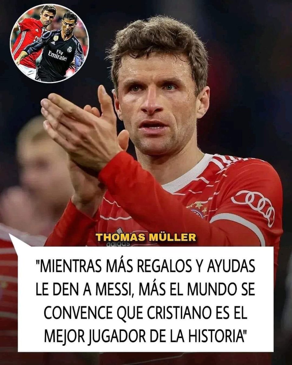 Las cosas como son. Chapo Thomas 👏🏼👏🏼