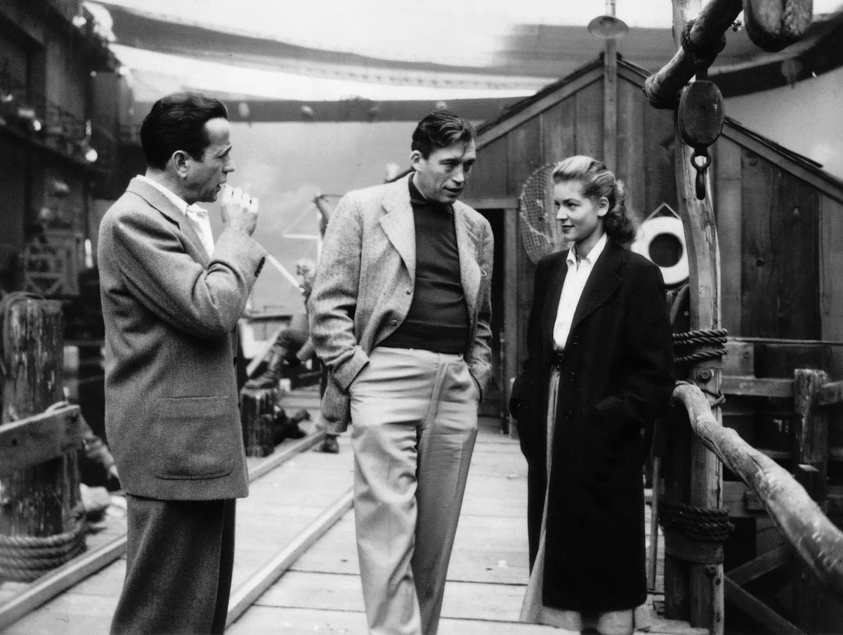 On the set of John Huston's (pictured) 'Key Largo.' (Warner Bros, 1948)

#HumphreyBogart #LaurenBacall 
#TCMParty #FilmNoir #Noirvember