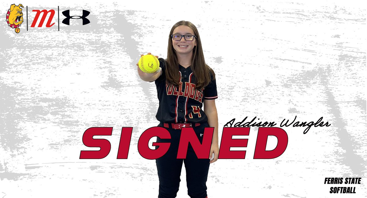 Signed ✍🏻 

Join us in welcoming <a href="/addison_wangler/">Addison Wangler</a> to the Bulldog Softball Family! 

Go Dawgs! #GLCC #DIRT