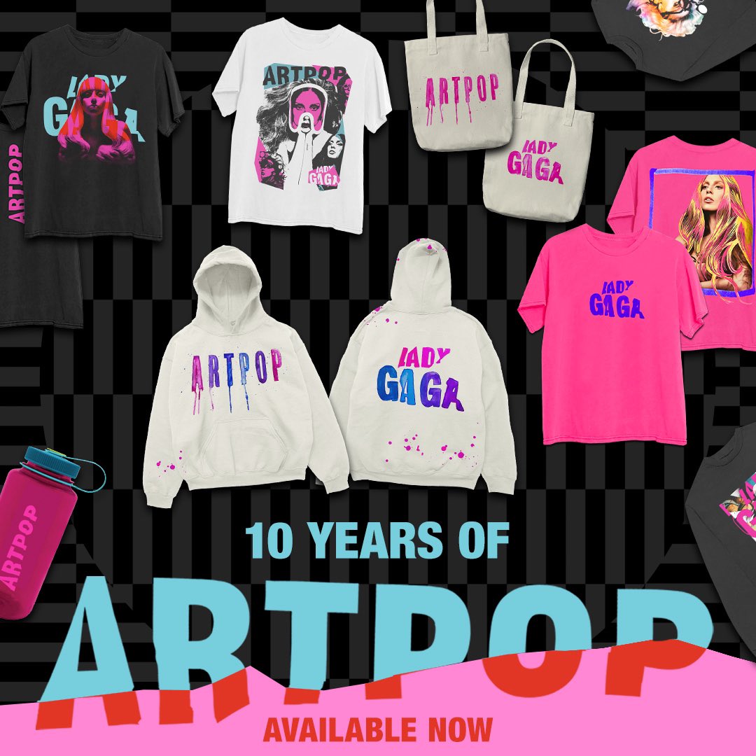 10 YEARS OF ARTPOP 🔵🩷 shop.ladygaga.com