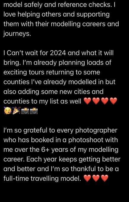 It&rsquo;s been an insane year! I&rsquo;ve modelled in 9 different countries so far and 26 different cities in total