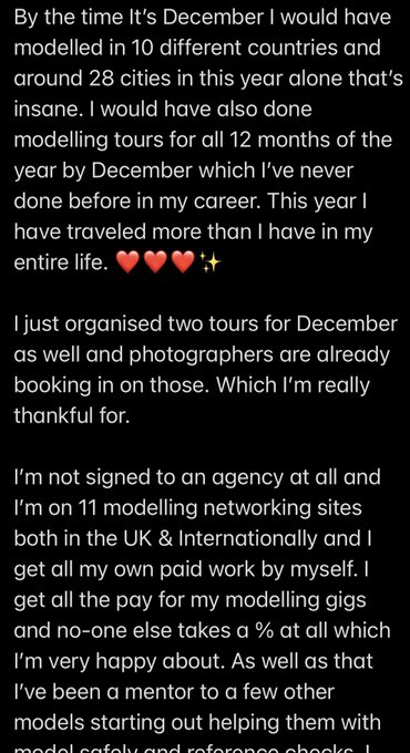It&rsquo;s been an insane year! I&rsquo;ve modelled in 9 different countries so far and 26 different cities in total