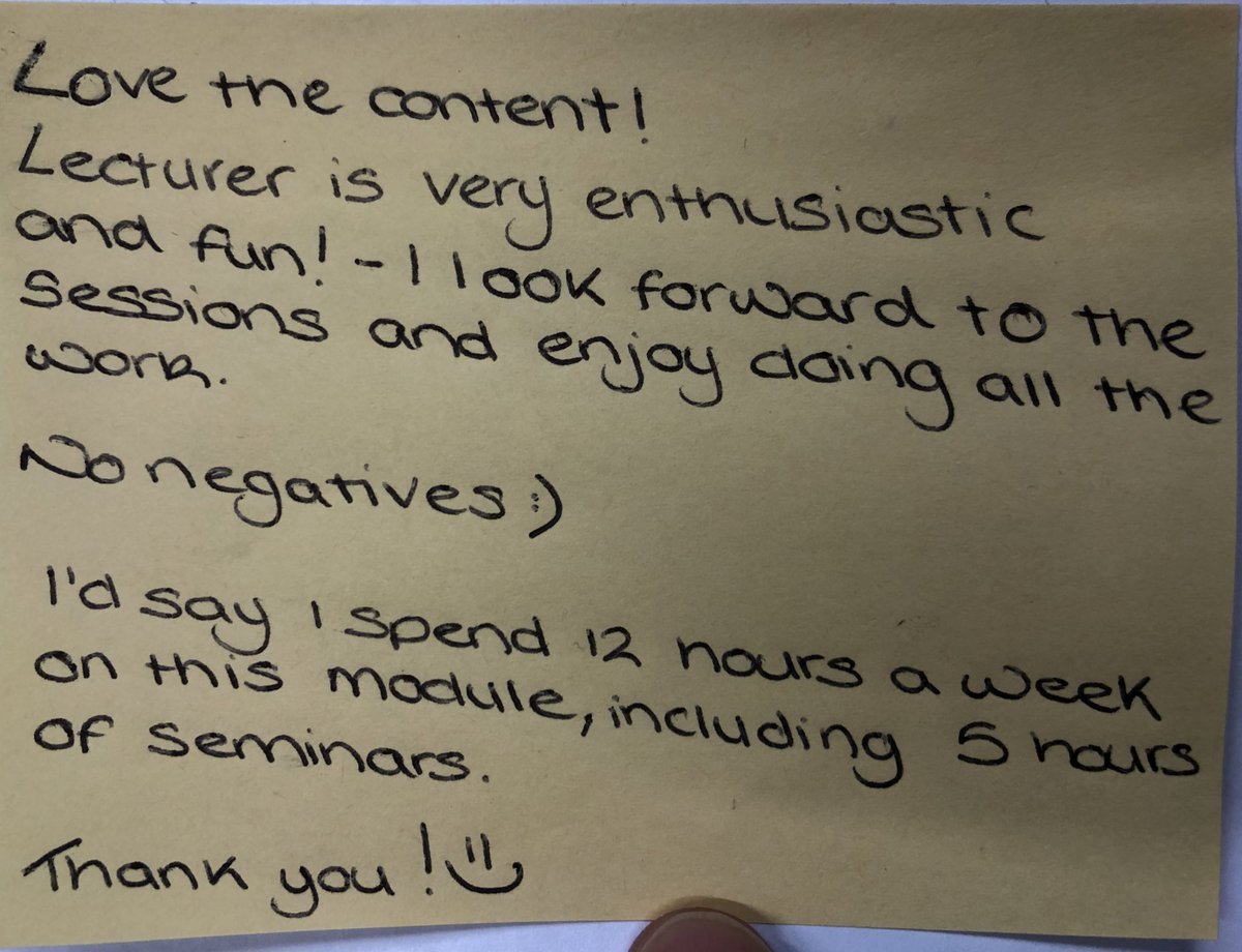 Student feedback in my Minerals for Net Zero Carbon module.

Ah, seem to have a bit of dust in my eye!