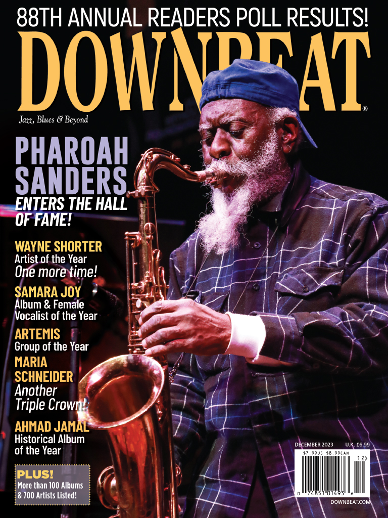 DownBeatMag's tweet image. 88TH ANNUAL DOWNBEAT READERS POLL!
• Pharoah Sanders, Hall of Fame
• Wayne Shorter, Artist of the Year
• Samara Joy, Album of the Year
• Artemis, Group of the Year
• Complete results!
Also, Our Holiday Gift Guide!
tinyurl.com/3vxtses3