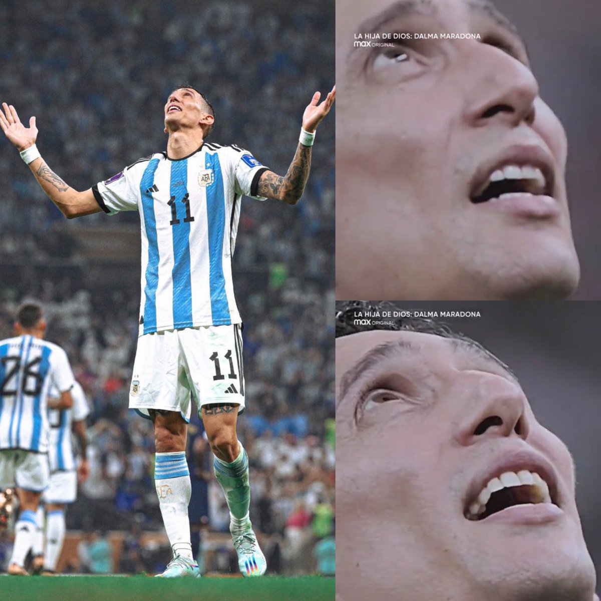 “En la Copa América sí lo tenía presente a Diego y le pedí antes de la final que hice el gol contra Brasil. Le decía que me ayude por tantas finales que había perdido y lesiones. Me ayudó en ese momento, en la Finalissima también le pedí antes de salir a la cancha.

En la final