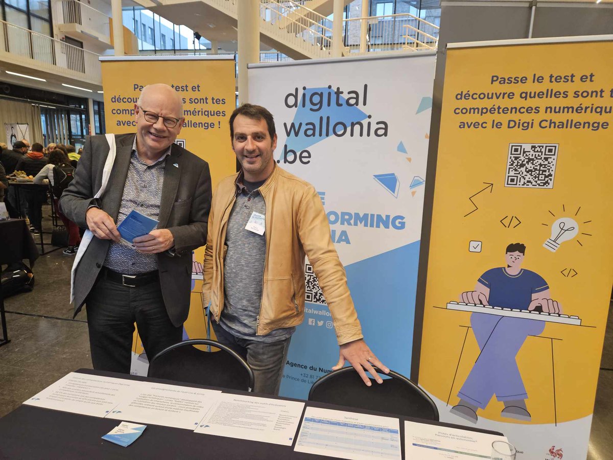 🤸‍♀️ Sortie du baromètre de la #Maturiténumérique des #citoyenswallons ! 👀La fracture du numérique est passée de l’accès, à l'usages... à une fracture de #capacités à percevoir les #opportunités du numérique
<a href="/digitalwallonia/">Digital Wallonia</a> <a href="/BenoitHucq/">Benoit Hucq</a> <a href="/AdN_Wallonie/">Agence du Numérique</a>
@PascalBalencier