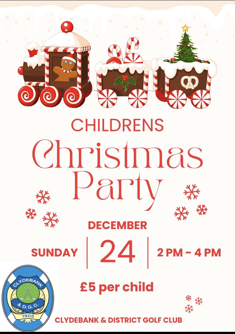 Children’s Christmas party at the club