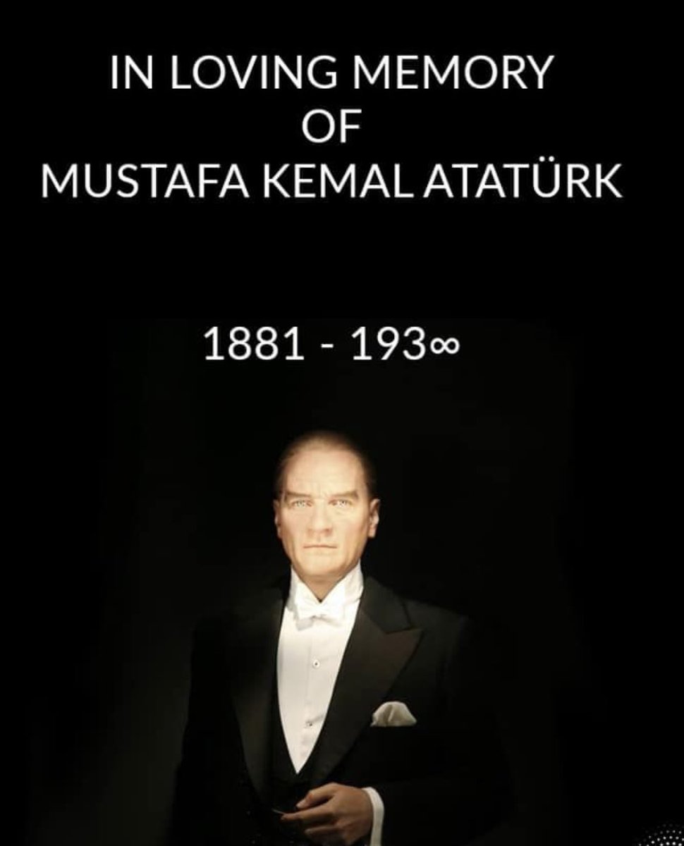 “Büyük ölülere matem gerekmez, fikirlerine bağlılık gerekir' #atatürk #10kasım
