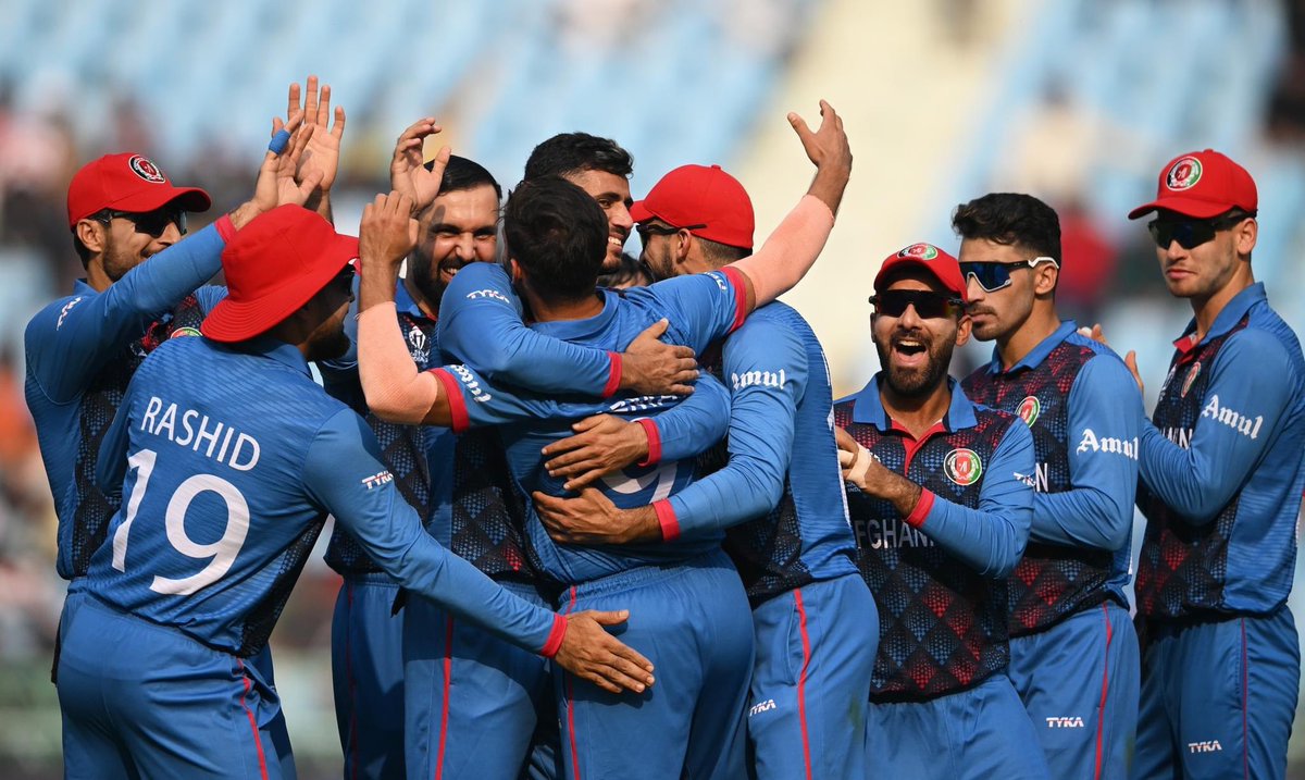 Impressive display by the Afghan Cricket team in #CWC2023! Their remarkable growth, despite facing numerous challenges, sets a new standard in cricket history. Salute to #AfghanAtalan!