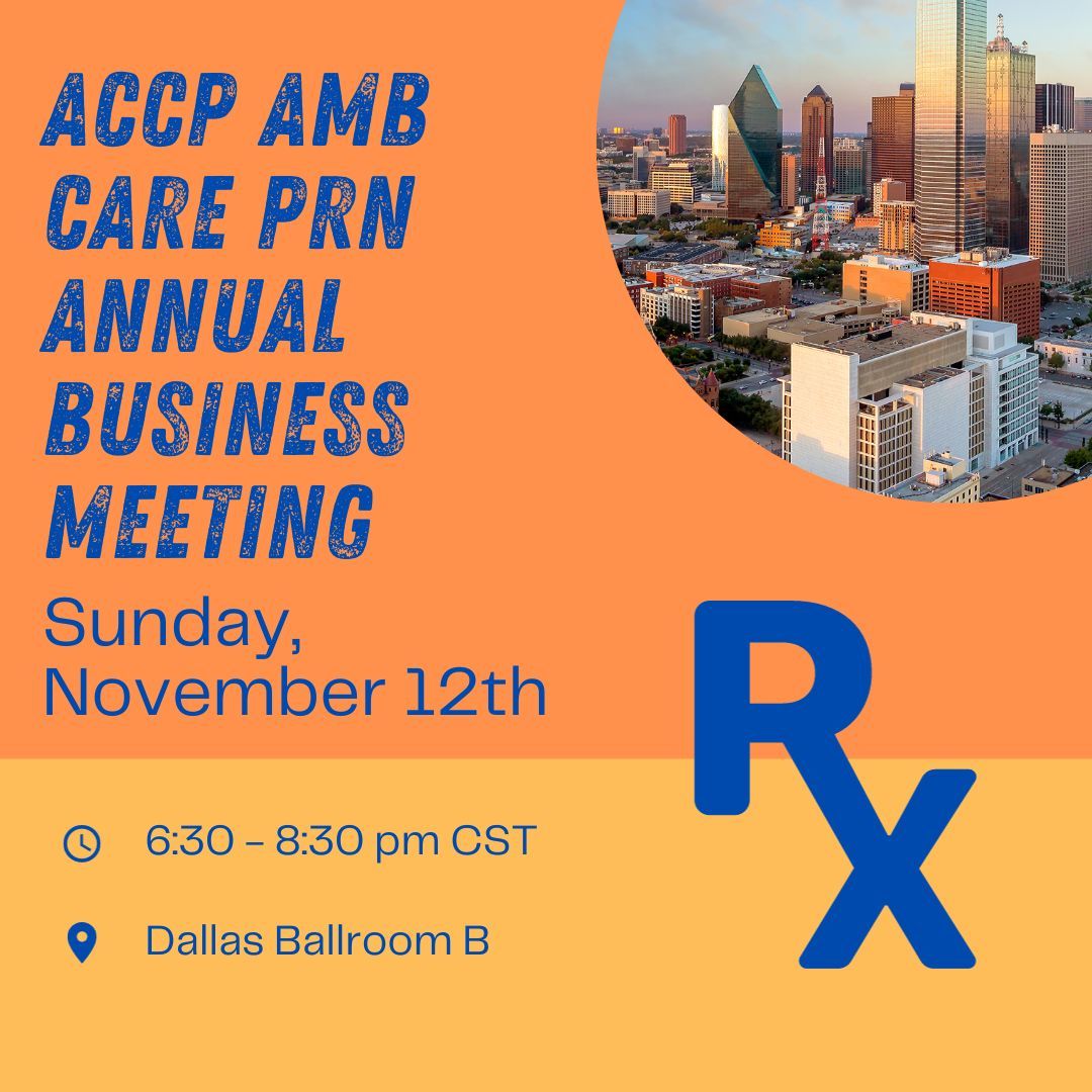 accpambuprn's tweet photo. We hope to see you this weekend in Dallas! Here are the Amb Care PRN pertinent sessions and a reminder for the social networking event all occurring on Sunday. https://t.co/EIowJu8Hyu