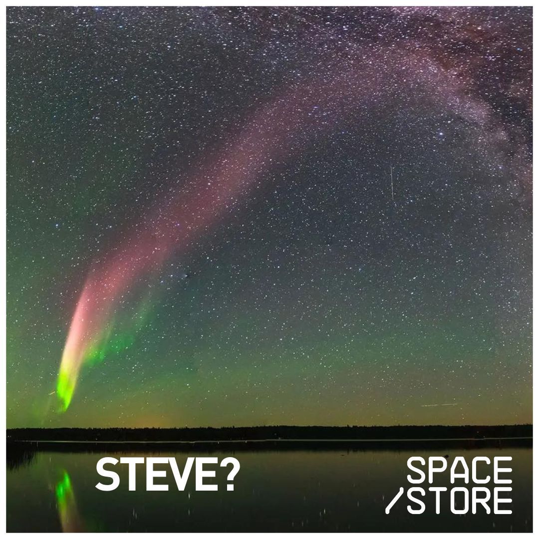 #SpaceFactFriday The purple ribbon phenomenon has been identified as Strong Thermal Emission Velocity Enhancement (#STEVE). It appears aurora-like and has been seen in northern skies. So many have questioned what it is, physicists gave it a name!
📷: Krista Trinder