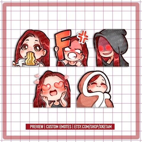 If you're looking for captions for Twitch emotes, it would be helpful to know the specific emote or theme you have in mind.
Commissions are open just Dm me if you are interested
#TwitchStreamers #twitchemotes #emotes #VTuberAssets #VtuberES #commissionopen 
.
.
.
.