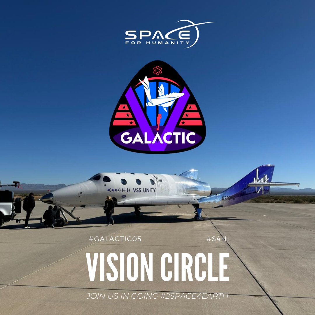 SpaceHumanity's tweet photo. What a Vision Circle gathering we just enjoyed! Check out the album (https://t.co/dY8S3KSHpw) to see our time at Spaceport America as we went… #2Space4Earth
@virgingalactic @ryankriser @akash3664 @commandermla @kelliegerardi @alanstern @bryantalebi @space_rach
#galactic05 https://t.co/huPMkrEydG