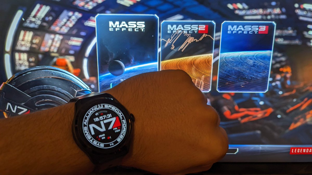 StingerHU's tweet photo. Ha Google WearOS oprendszerű órád van, saját kezűleg tudsz hozzá smart dizájnt készíteni, pl. a TimeShow alkalmazással. Én is készítettem és hát... elég badassra sikerült :) #N7 #MassEffect #WearOS #TicWatch5Pro #myowndesign #justformyself https://t.co/2zygt3j8aM