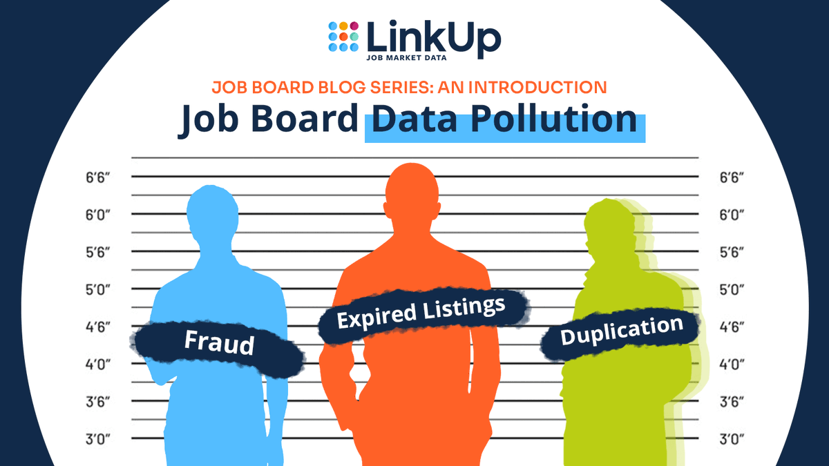 linkup's tweet image. &quot;PSA: job boards are factory farms of data pollution and any analysis of the job market that draws from them will be distorted.&quot; Check out our latest blog post to learn more about the issue of Job Board Data Pollution—hubs.la/Q028wXZP0

#JobMarket #LaborMarket #JobData