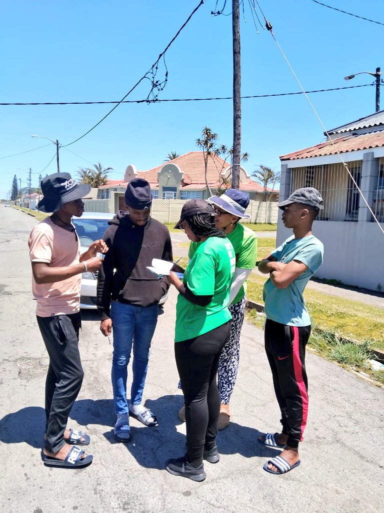 ActionsaECwf's tweet photo. @Action4SA EC Provincial Campaign's Manager @NongomaMti79739 together with other Patriots were embarked in a Recruitment at BCM Ward 19 West Bank #RegisterToFixSA #WomeninAction https://t.co/WcDqPHpZf6