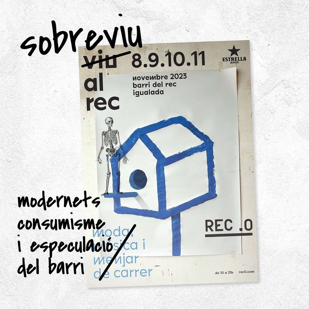 🛍️💸 Sobreviu al Rec, de modernets, consumisme i especulació de barri

🌳 Viuríem el Rec si hi poguéssim viure, viuríem el Rec si fos un barri, net, enjardinat i viu tot l'any