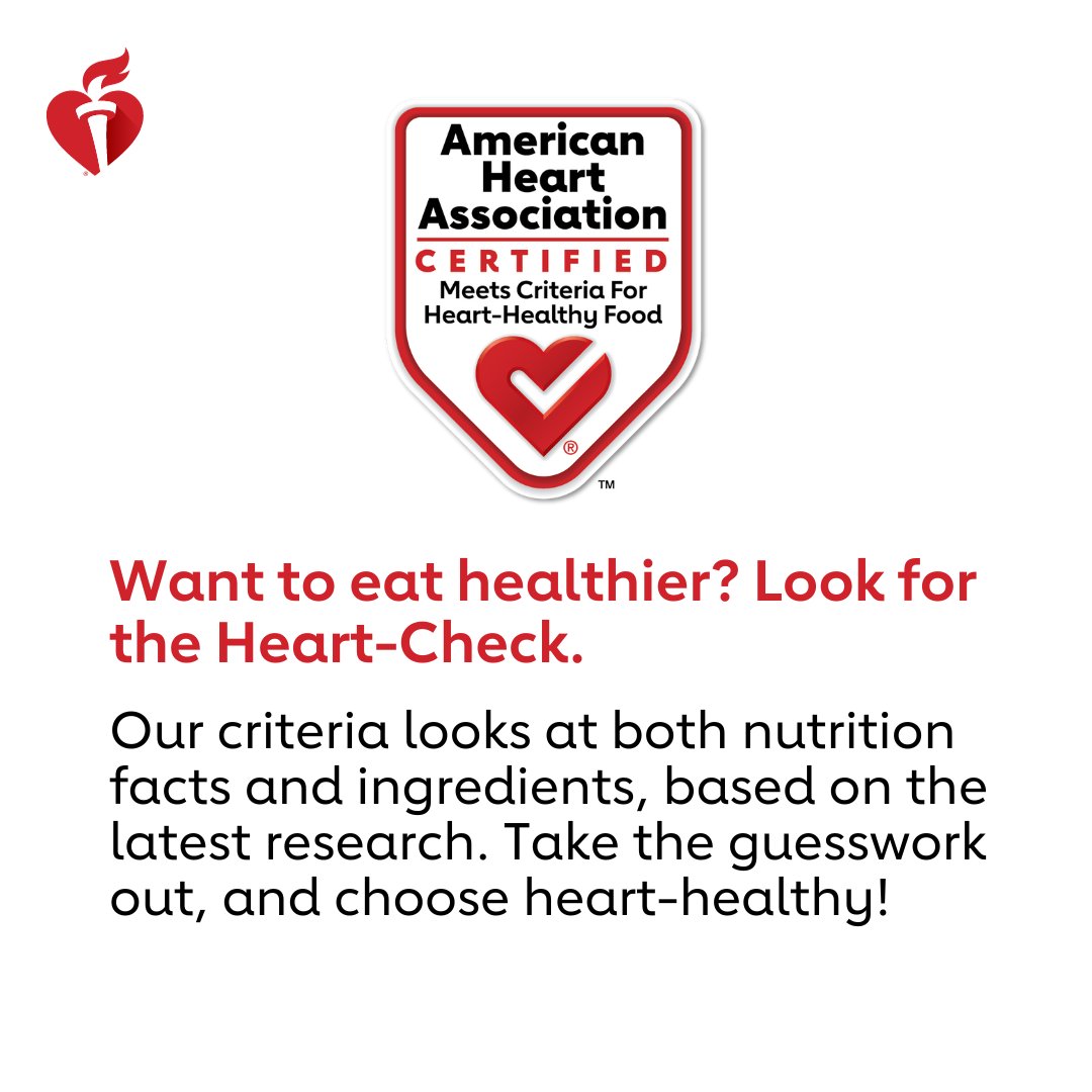 American Heart Association on X: The Nutrition Facts label and