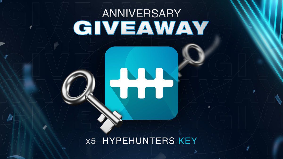 HypeHunters (@hypehunterseu) on Twitter photo 🎂 5TH ANNIVERSARY GIVEAWAY 🎂
x5 HypeHunters Monthly Key
Rules:
- Follow <a href="/HypeHuntersEU/">HypeHunters</a>
- Like and RT 💙♻️
- Tag your cookbuddy 👨🍳 🎂 5TH ANNIVERSARY GIVEAWAY 🎂
x5 HypeHunters Monthly Key
Rules:
- Follow <a href="/HypeHuntersEU/">HypeHunters</a>
- Like and RT 💙♻️
- Tag your cookbuddy 👨🍳