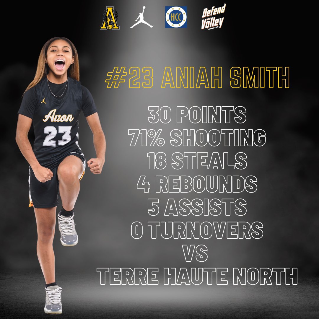 Avon Orioles Girls Basketball (@ahsoriolesgbb) on Twitter photo Career highs for Mya & Aniah in Terre Haute on Tuesday.
<a href="/MyaThompson2025/">Mya Thompson</a>: 20 points & 60% from three π
<a href="/AniahSmith23/">Aniah Smith</a>: 18 steals & 71% shooting π
#DefendTheValley Career highs for Mya & Aniah in Terre Haute on Tuesday.
<a href="/MyaThompson2025/">Mya Thompson</a>: 20 points & 60% from three π
<a href="/AniahSmith23/">Aniah Smith</a>: 18 steals & 71% shooting π
#DefendTheValley