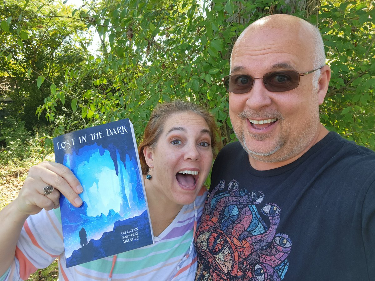 Jon and Emily will be back this Sunday, Nov 12 at noon edt, to continue The Lost in the Dark Adventure book by @Limitless5e 

If you missed the 2nd play you can find it here :)
youtu.be/ckOS6N6imVk

#rpg