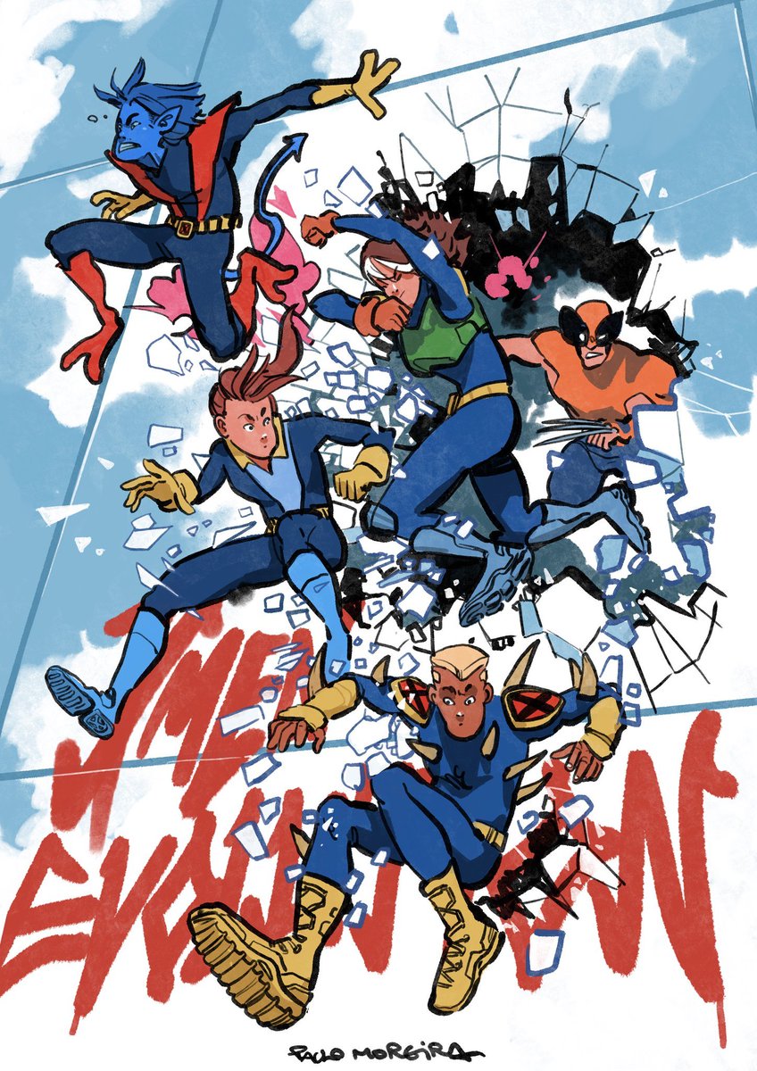 「 vamos de POSTER!! #xmen 」|paulo moreiraのイラスト